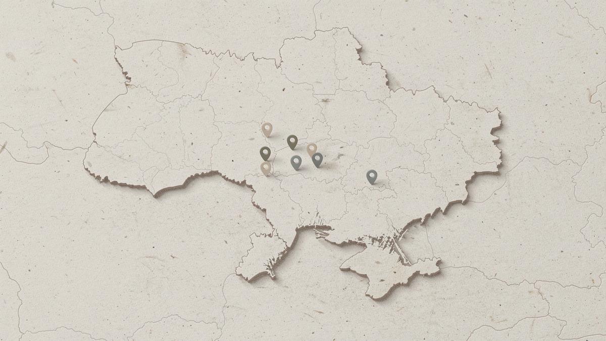 Country overview map tile