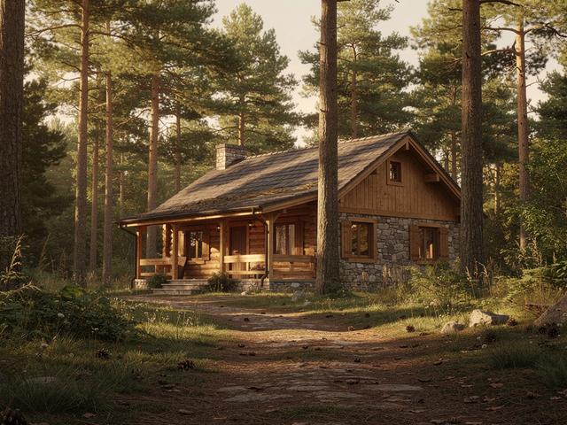 Forest country house